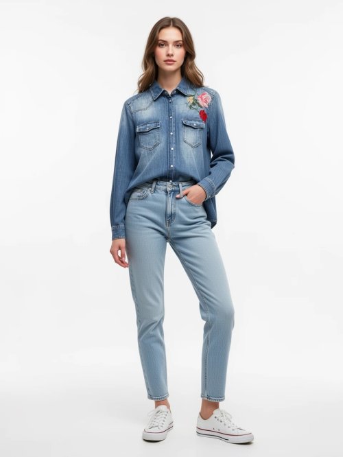Джинсовая рубашка 21.03.2026 Newlife.moda